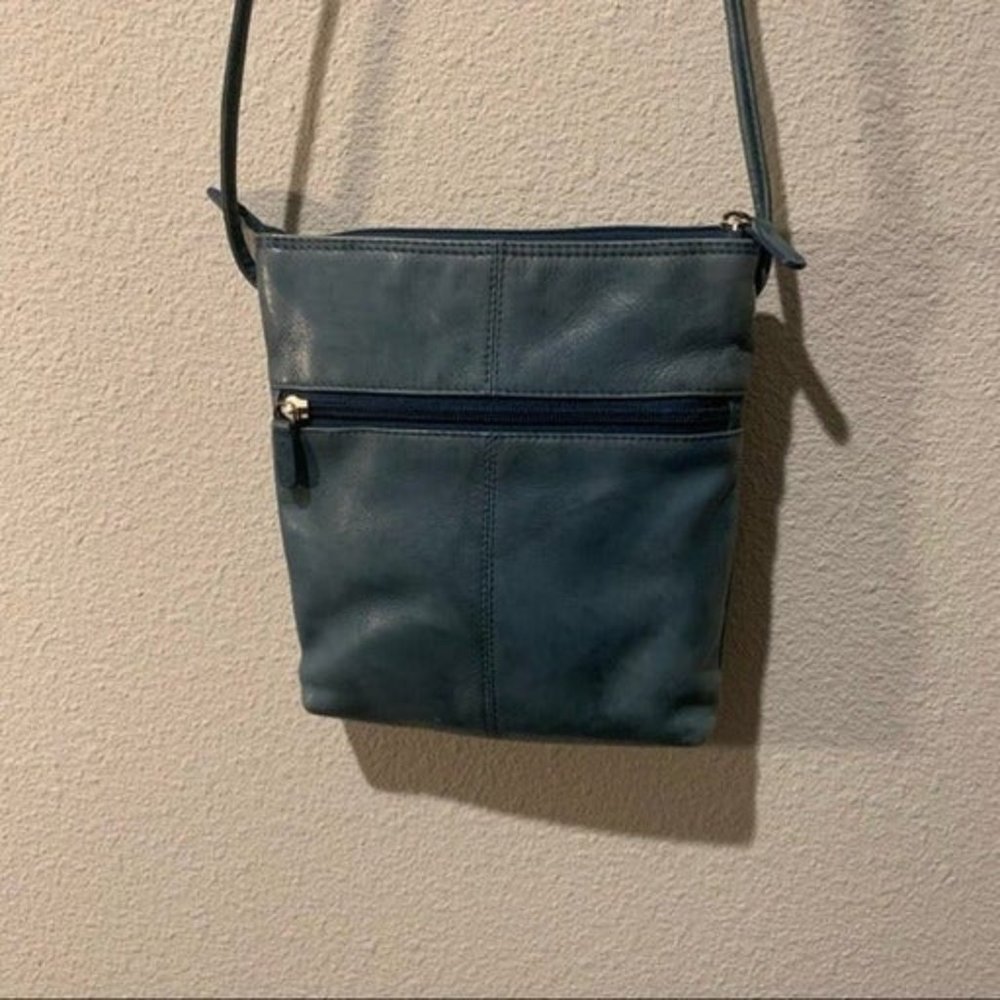 Vintage Genuine Leather Crossbody Purse